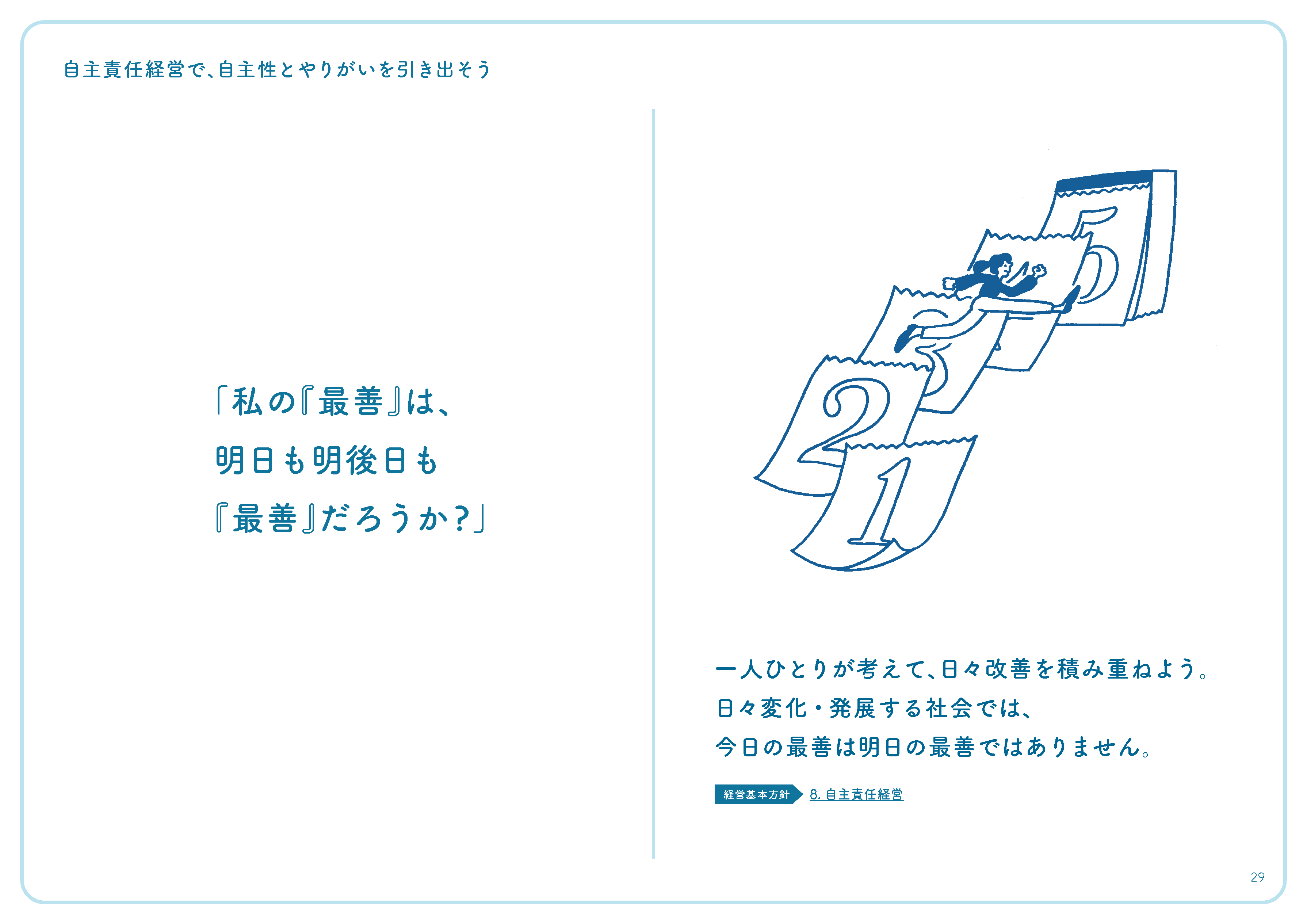 「私の『最善』は、明日も明後日も『最善』だろうか?」